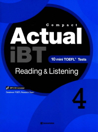 Actual iBT Reading Listening. 4